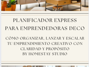 Planificador Express para Emprendedoras Deco