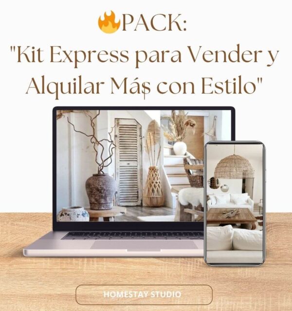 PACK: "Kit Express para Vender y Alquilar Más con Estilo"