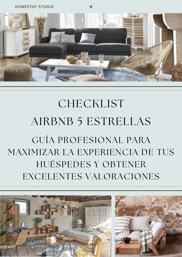 Checklist Airbnb 5 Estrellas – Organiza, Destacate y Alquilá Más