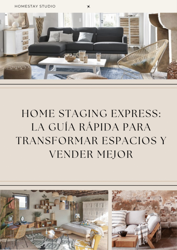 Home Staging Express: La guía rápida para transformar espacios y vender mejor